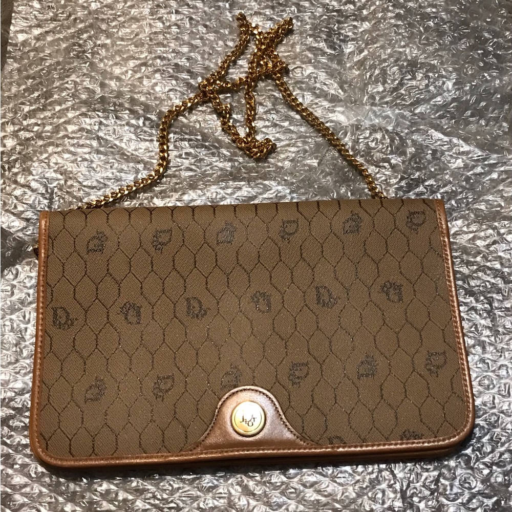 Christian Dior Flap Shoulder Bag/Clutch Bag authentic - VINTAGE